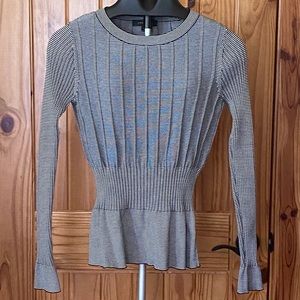 Ann Taylor Knit Peplum Top